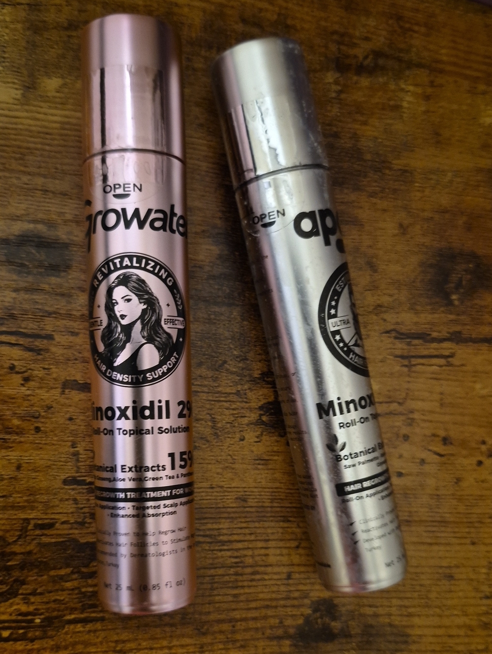 Revitalizing Minoxidil 2% Roll-On Hair Treatment For Women & Men Nwt